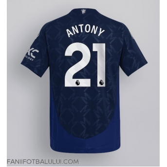 Manchester United Antony #21 Tricou Fotbal Replică 2024-25 Barbati Deplasare